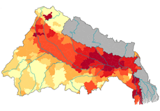 Ganges Rural Population